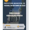 Apostila Professor Educação Física Prefeitura de Faxinal do Soturno RS 2023