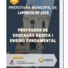 Apostila Professor de Educação Básica I Ensino Fundamental Prefeitura de Lupércio SP 2023