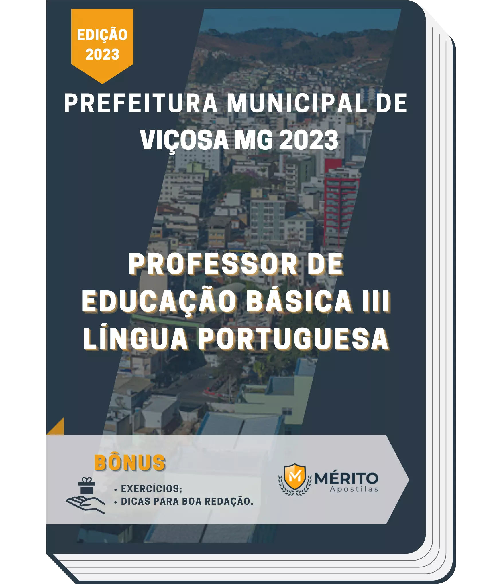 Apostila Professor de Educação Básica III Língua Portuguesa Prefeitura de Viçosa MG 2023