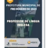 Apostila Professor de Língua Inglesa Prefeitura de Frei Rogério SC 2023