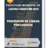 Apostila Professor de Língua Portuguesa Prefeitura de Laguna Carapã MS 2023