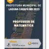 Apostila Professor de Matemática Prefeitura de Laguna Carapã MS 2023