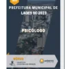 Apostila Psicólogo Prefeitura de Lages SC 2023