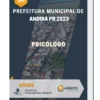 Apostila Psicólogo Prefeitura de Andirá PR 2023