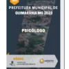 Apostila Psicólogo Prefeitura de Guimarânia MG 2023