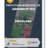 Apostila Psicólogo Prefeitura de Jaborandi SP 2023