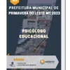 Apostila Psicólogo Educacional Prefeitura de Primavera do Leste MT 2023
