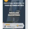 Apostila Psicólogo Educacional Prefeitura de Passo de Torres SC 2023
