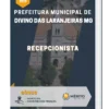 Apostila Recepcionista Prefeitura de Divino das Laranjeiras MG 2023