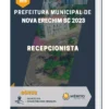 Apostila Recepcionista Prefeitura de Nova Erechim SC 2023
