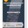 Apostila Recepcionista Prefeitura de Vianópolis GO 2023