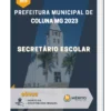 Apostila Secretário Escolar Prefeitura de Coluna MG 2023