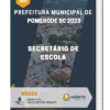 Apostila Secretário de Escola Prefeitura de Pomerode SC 2023