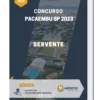 Apostila Servente Concurso Pacaembu SP 2023