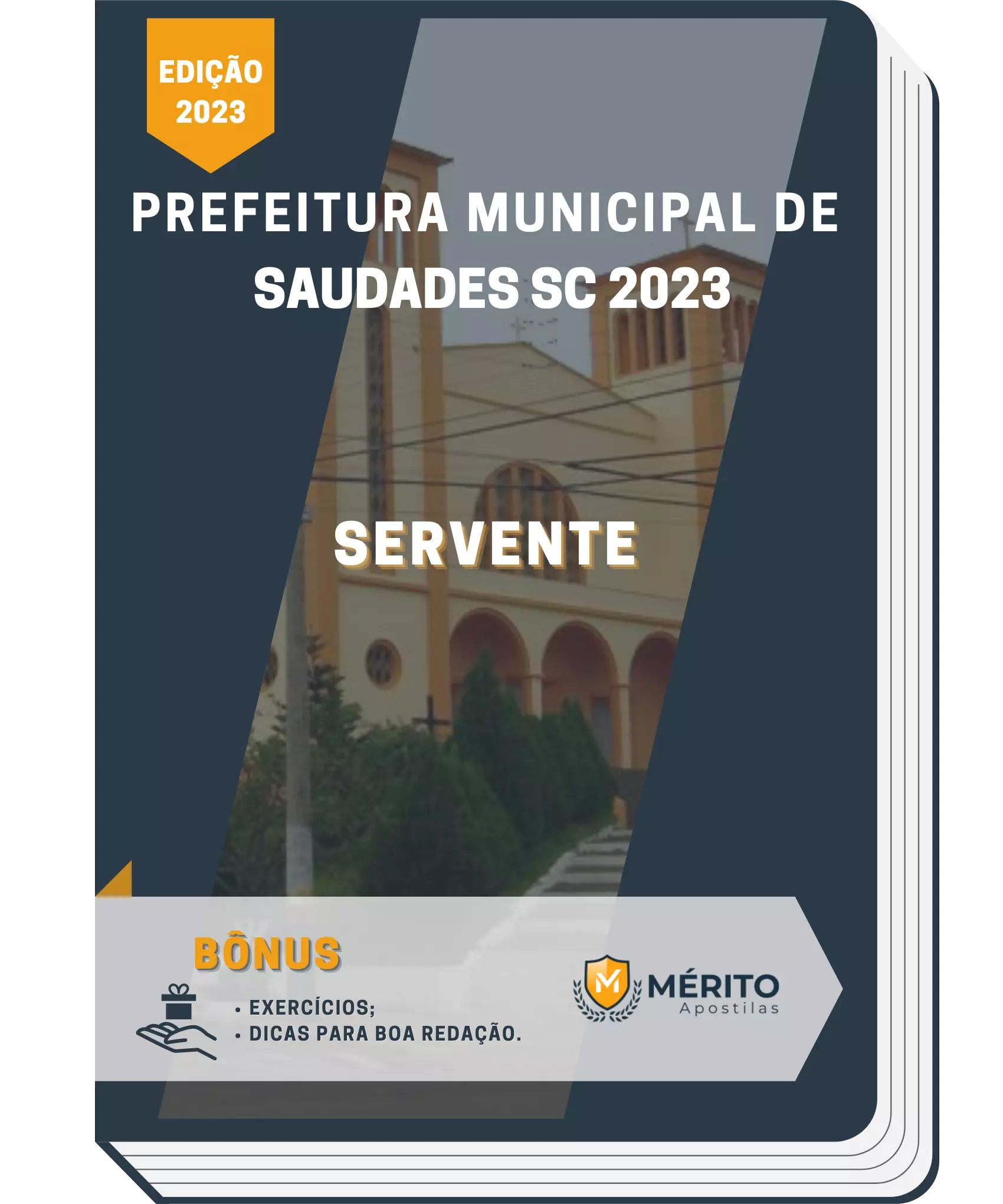 Apostila Servente Prefeitura de Saudades SC 2023