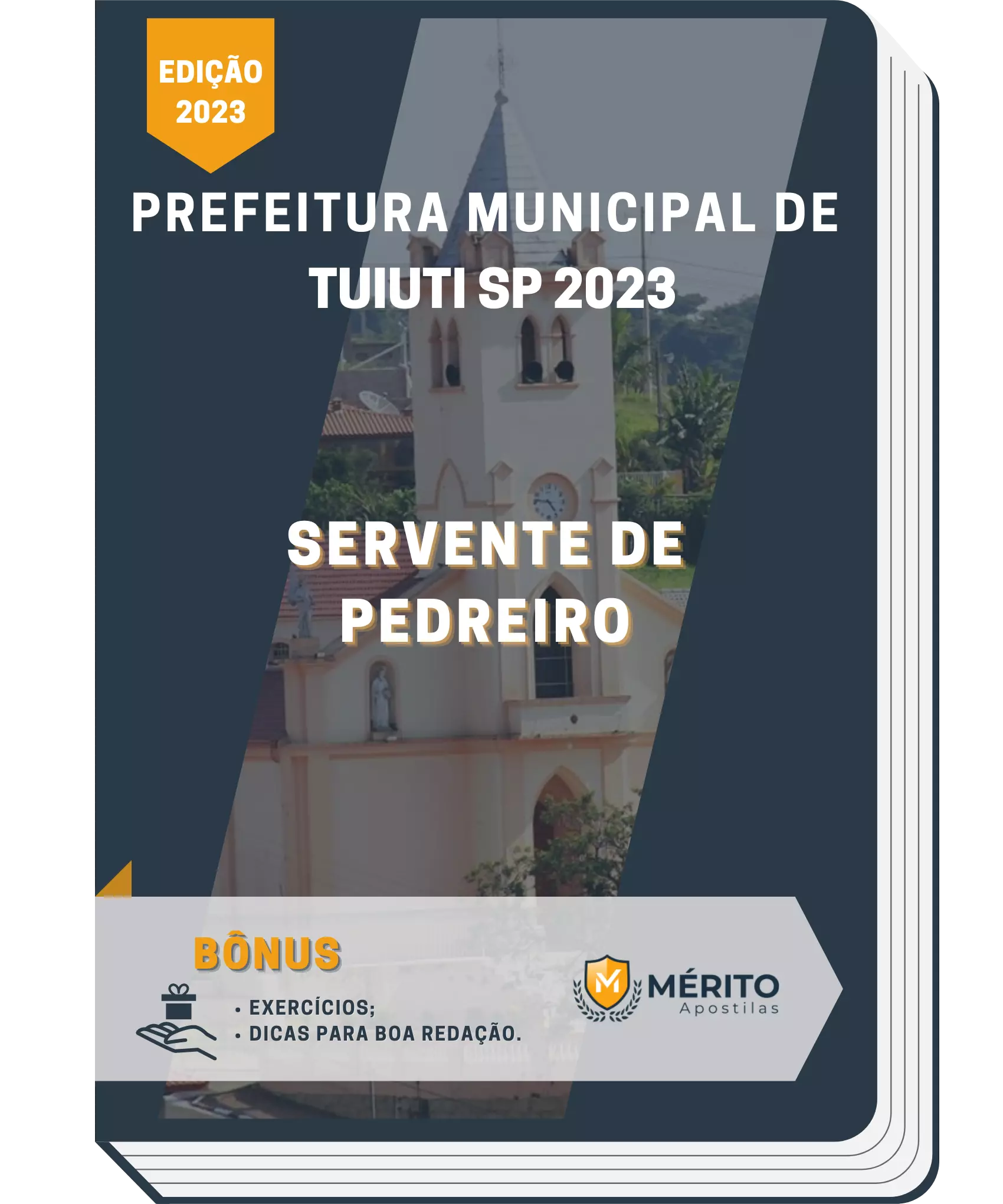 Apostila Servente De Pedreiro Prefeitura de Tuiuti SP 2023