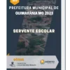 Apostila Servente Escolar Prefeitura de Guimarânia MG 2023
