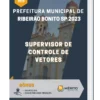 Apostila Supervisor de Controle de Vetores Prefeitura de Ribeirão Bonito SP 2023