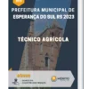 Apostila Técnico Agrícola Prefeitura de Esperança do Sul RS 2023