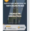 Apostila Técnico De Laboratório Prefeitura de Santa Helena PB 2023