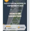Apostila Técnico Em Laboratório Prefeitura de Itapiratins TO 2023