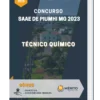 Apostila Técnico Químico Concurso SAAE de Piumhi MG 2023