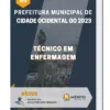 Apostila Técnico em Enfermagem Prefeitura de Cidade Ocidental GO 2023