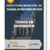Apostila Técnico em Enfermagem Prefeitura de Faxinal do Soturno RS 2023