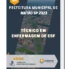 Apostila Técnico em Enfermagem de ESF Prefeitura de Matão SP 2023
