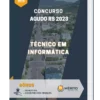 Apostila Técnico em Informática Concurso Agudo RS 2023