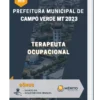 Apostila Terapeuta Ocupacional Prefeitura de Campo Verde MT 2023