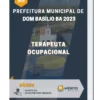 Apostila Terapeuta Ocupacional Prefeitura de Dom Basílio BA 2023