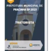 Apostila Tratorista Prefeitura de Pracinha SP 2023