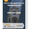 Apostila Vigia Noturno Prefeitura de Pracinha SP 2023