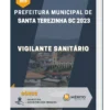 Apostila Vigilante Sanitário Prefeitura de Santa Terezinha SC 2023
