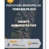 Apostila Agente Administrativo Prefeitura de Terra Boa PR 2023