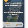 Apostila Agente Comunitário De Saúde Prefeitura de Nova Serrana MG 2023