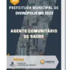 Apostila Agente Comunitário De Saúde Prefeitura de Divinópolis MG 2023