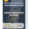 Apostila Agente Comunitário de Saúde Prefeitura de Nova Esperança PR 2023