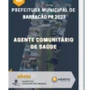 Apostila Agente Comunitário de Saúde Prefeitura de Barracão PR 2023