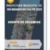 Apostila Agente de Endemias Prefeitura de Rio Branco do Ivaí PR 2023