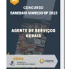 Apostila Agente de Serviços Gerais Concurso SANEBAVI Vinhedo SP 2023