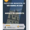Apostila Agente de Trânsito Prefeitura de São Gabriel RS 2023