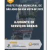 Apostila Ajudante de Serviços Gerais Prefeitura de São João da Boa Vista SP 2023