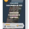 Apostila Auxiliar Financeiro e Contábil Concurso Casa Branca SP 2023