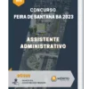Apostila Assistente Administrativo Concurso Feira de Santana BA 2023