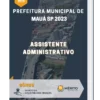 Apostila Assistente Administrativo Prefeitura de Mauá SP 2023