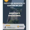 Apostila Assistente Educacional Prefeitura de Guiricema MG 2023