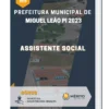 Apostila Assistente Social Prefeitura de Miguel Leão PI 2023