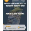 Apostila Assistente Social Prefeitura de Benedito Novo SC 2023